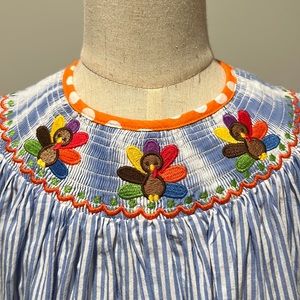 Thanksgiving smocked dress